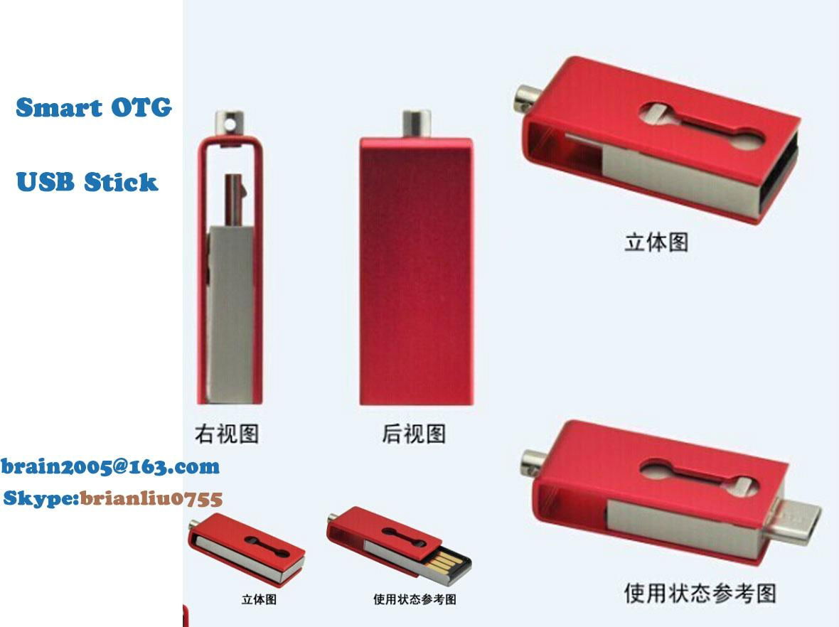 OTG smart phone usb flash drive 5