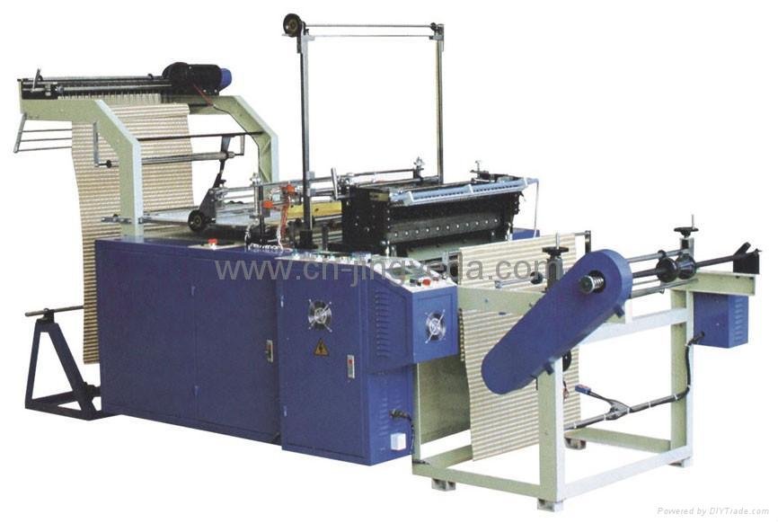 Perforated bag on roll machine