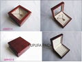 wooden jewelry boxes for pendant with clear window
