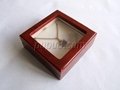 wooden jewelry boxes for pendant with clear window
