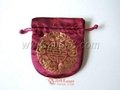 Luxury Embroidered satin bag