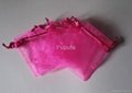 Attractive presentation organza bag for gifts, jewelry and cosmetics 