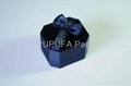 Dark blue/red ring box with ribbon bow