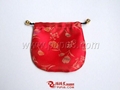 Various kinds of satin pouches