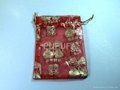 Organza with hot stamped prints Gift Bags Pouches Party Favor Gifts Packaging 