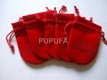 Pink /Red velvet pouches