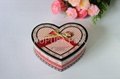 Exquisite heart shape gift paper box with ribbon tie