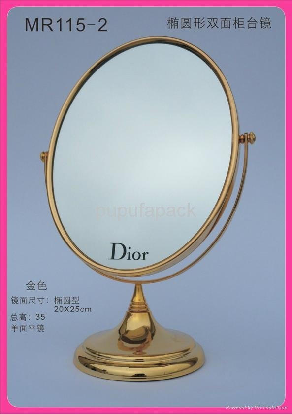 精美柜台镜/台镜/化妆镜/美人镜/双面平镜 2